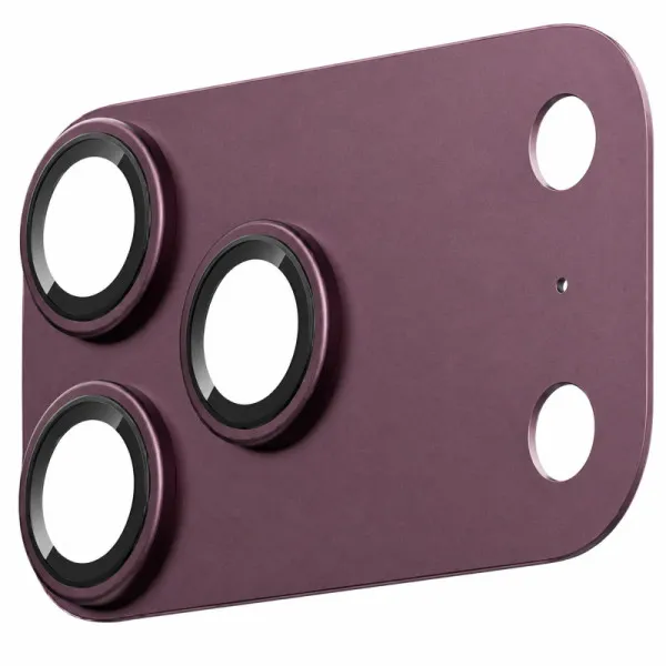Захисне скло BlueO Metal Block на камеру для Apple iPhone 18 Pro (6.3") — Бордовий — фото 1 Захисне скло BlueO Metal Block на камеру для Apple iPhone 18 Pro (6.3") — Бордовий — фото 1