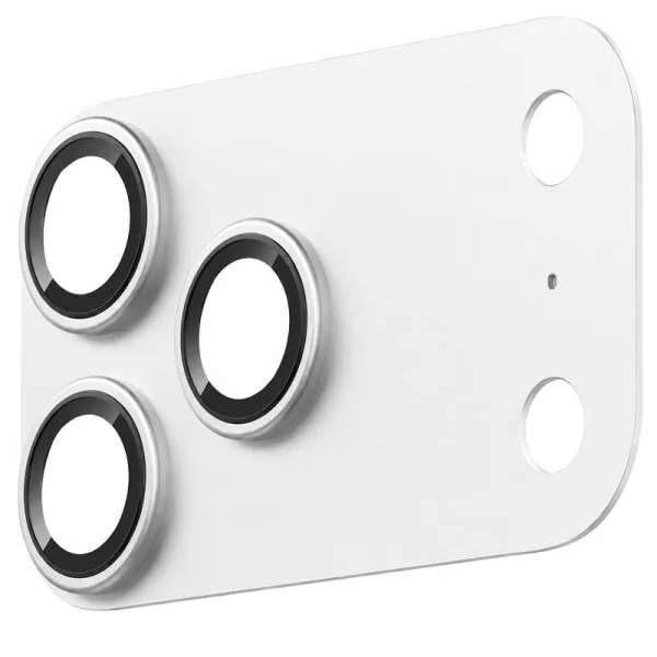 Защитное стекло BlueO Metal Block на камеру для Apple iPhone 18 Pro (6.3") — Серебряный — фото 1