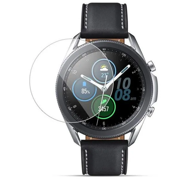 Полимерная пленка 3D (full glue) (тех.пак) для Samsung Galaxy Watch 3 41mm — Прозрачный — фото 1 Полимерная пленка 3D (full glue) (тех.пак) для Samsung Galaxy Watch 3 41mm — Прозрачный — фото 1