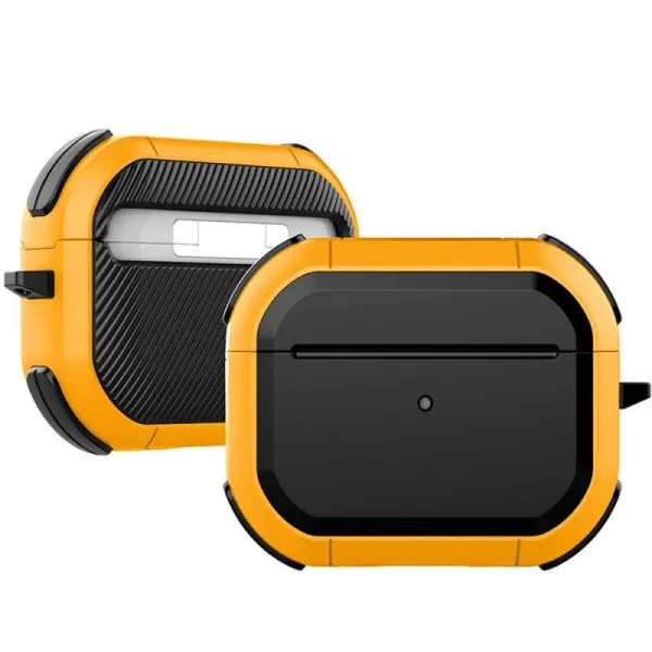 Футляр противоударный Black ed. для наушников Airpods 3 — Желтый — фото 3