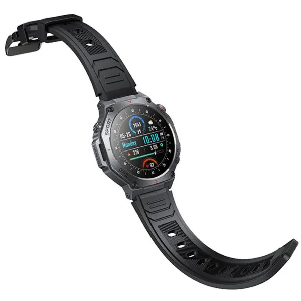 Смарт-часы Hoco Y37 Smart sports watch (call version) — Черный — фото 5