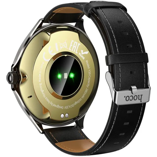 Смарт-годинник Hoco Y39 Smart sports watch (call version) — Чорний — фото 3