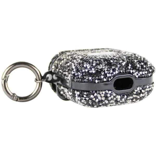 TPU чехол Bling World Rock Diamond для наушников AirPods 1/2 — Черный — фото 5 TPU чехол Bling World Rock Diamond для наушников AirPods 1/2 — Черный — фото 5