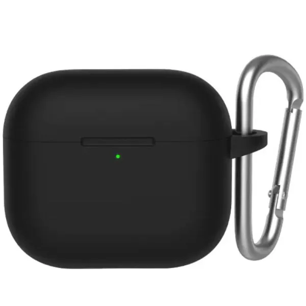 Силіконовий футляр BlueO Liquid silicone для навушників Airpods 4 / 5 — Чорний — фото 1 Силіконовий футляр BlueO Liquid silicone для навушників Airpods 4 / 5 — Чорний — фото 1