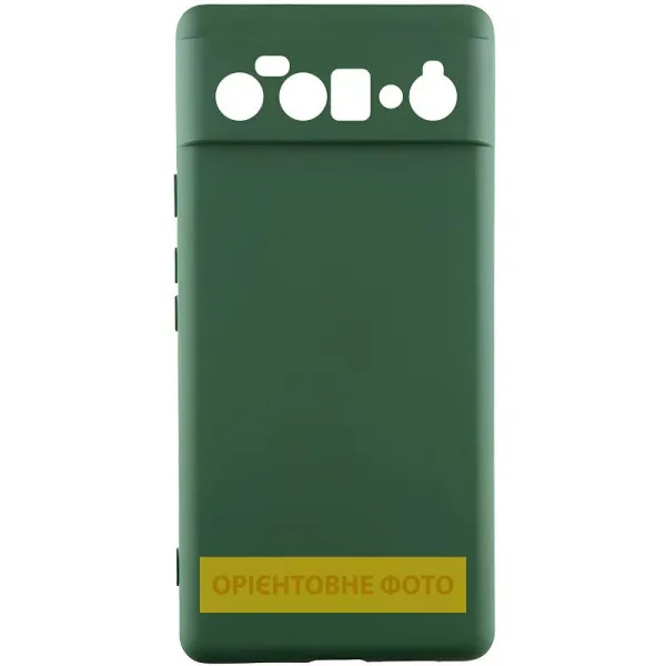 Чохол TPU GETMAN Liquid Silk Full Camera для Google Pixel 10 Pro XL — Зелений