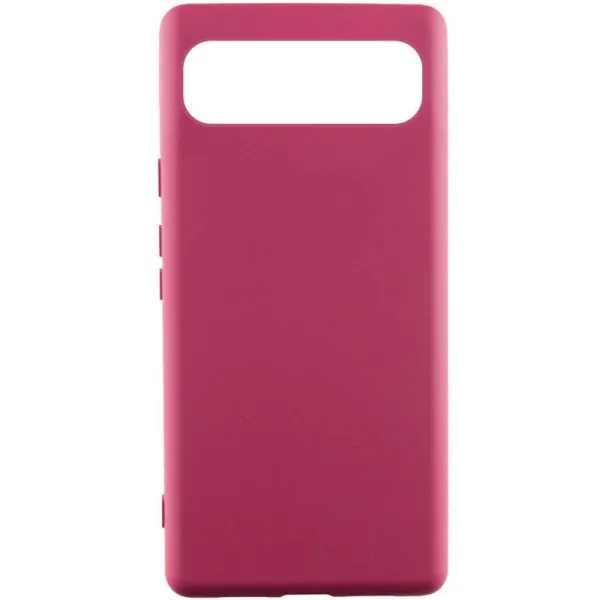 Чехол Silicone Cover Ummi Lakshmi (AA) для Google Pixel 10 Pro XL / 11 Pro XL — Бордовый — фото 5