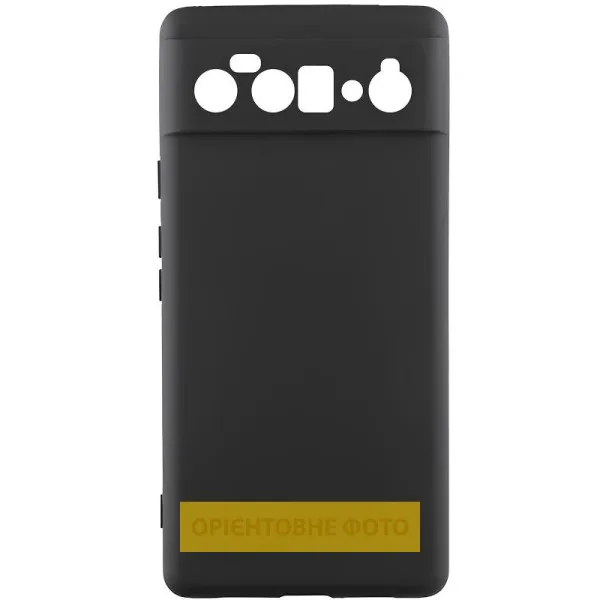 Чохол TPU GETMAN Liquid Silk Full Camera для Google Pixel 10 Pro — Чорний — фото 1