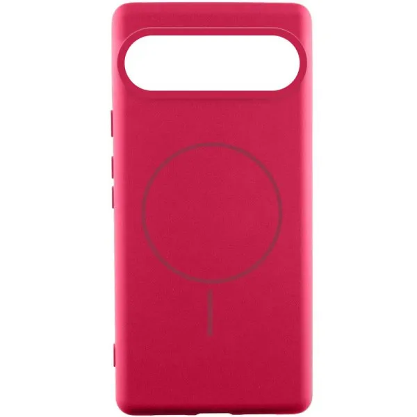 Чехол Silicone Cover Lakshmi (AA) with Magnetic Fit для Google Pixel 10 / 10 Pro / 11 / 11 Pro — Красный Чехол Silicone Cover Lakshmi (AA) with Magnetic Fit для Google Pixel 10 / 10 Pro / 11 / 11 Pro — Красный