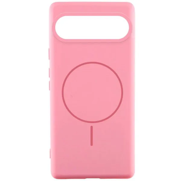 Чохол Silicone Cover Lakshmi (AA) with Magnetic Fit для Google Pixel 10 / 10 Pro / 11 / 11 Pro — Рожевий — фото 2 Чохол Silicone Cover Lakshmi (AA) with Magnetic Fit для Google Pixel 10 / 10 Pro / 11 / 11 Pro — Рожевий — фото 2