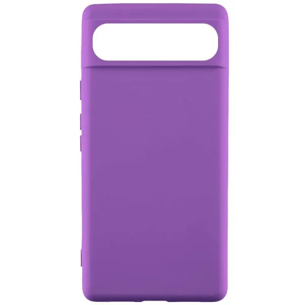 Чехол TPU GETMAN Liquid Silk для Google Pixel 6 Pro — Фиолетовый Чехол TPU GETMAN Liquid Silk для Google Pixel 6 Pro — Фиолетовый