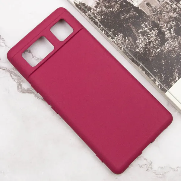 Чехол Silicone Cover Lakshmi (A) для Google Pixel 6 — Бордовый — фото 2 Чехол Silicone Cover Lakshmi (A) для Google Pixel 6 — Бордовый — фото 2