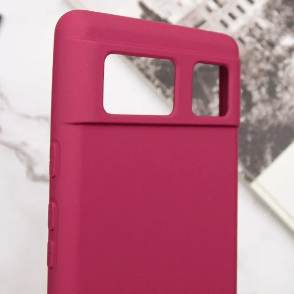 Чехол Silicone Cover Lakshmi (A) для Google Pixel 6 — Бордовый — фото 5 Чехол Silicone Cover Lakshmi (A) для Google Pixel 6 — Бордовый — фото 5