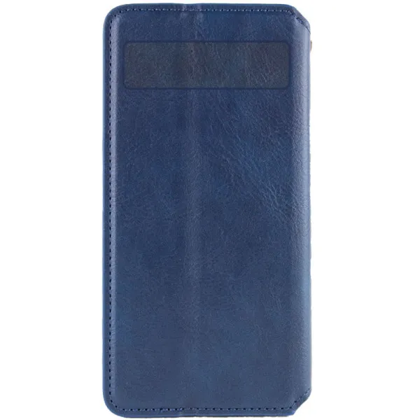 Кожаный чехол-книжка GETMAN Cubic (PU) для Google Pixel 6a — Синий — фото 2 Кожаный чехол-книжка GETMAN Cubic (PU) для Google Pixel 6a — Синий — фото 2