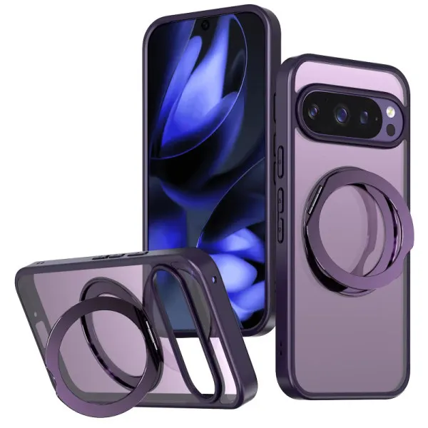 Чехол TPU+PC Aura Fold для Google Pixel 9 Pro XL / 10 Pro XL — Фиолетовый — фото 1 Чехол TPU+PC Aura Fold для Google Pixel 9 Pro XL / 10 Pro XL — Фиолетовый — фото 1
