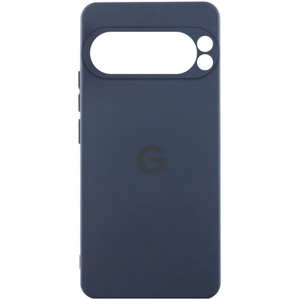 Чохол Silicone Cover Lakshmi Full Camera (AAA) with Logo для Google Pixel 9 Pro — Темно-синій — фото 1 Чохол Silicone Cover Lakshmi Full Camera (AAA) with Logo для Google Pixel 9 Pro — Темно-синій — фото 1
