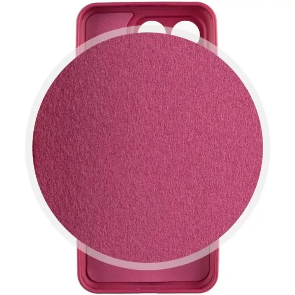 Чехол Silicone Cover Lakshmi Full Camera (A) для Huawei Honor X8a — Бордовый — фото 3