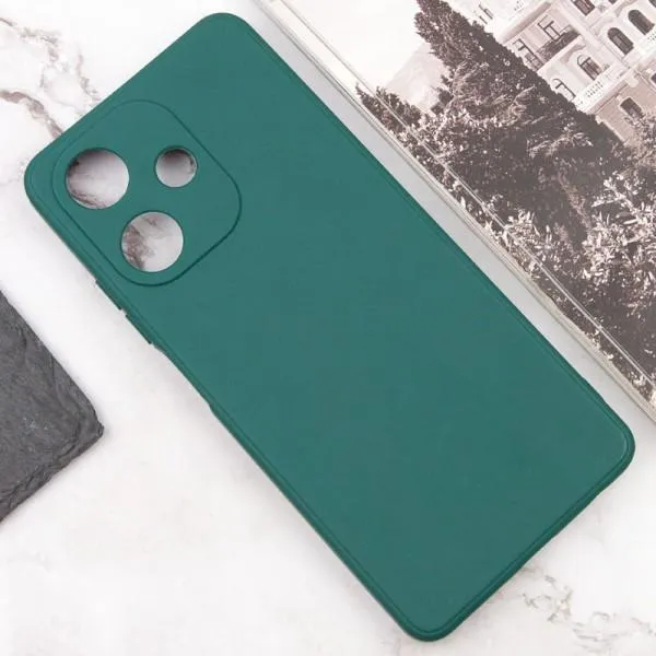 Силиконовый чехол Candy Full Camera для Infinix Hot 30i — Зеленый — фото 2 Силиконовый чехол Candy Full Camera для Infinix Hot 30i — Зеленый — фото 2