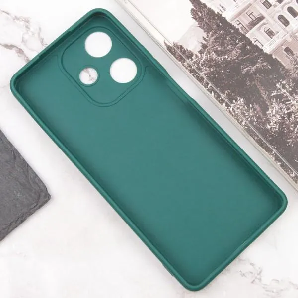 Силиконовый чехол Candy Full Camera для Infinix Hot 30i — Зеленый — фото 3 Силиконовый чехол Candy Full Camera для Infinix Hot 30i — Зеленый — фото 3