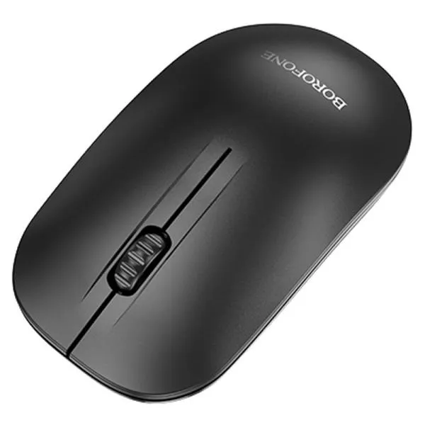 Мышь беспроводная Borofone BG14 Planet 2.4G — Черный — фото 1