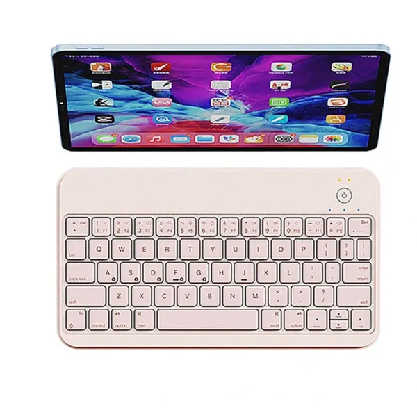 Клавиатура беспроводная WIWU Razor Wireless Keyboard RZ-01 2.4G — Розовый — фото 4