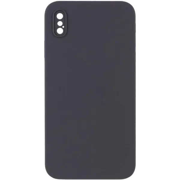 Чехол Silk Square Full Camera Protective (AA) NO LOGO для Apple iPhone X / XS (5.8") — Серый — фото 2 Чехол Silk Square Full Camera Protective (AA) NO LOGO для Apple iPhone X / XS (5.8") — Серый — фото 2
