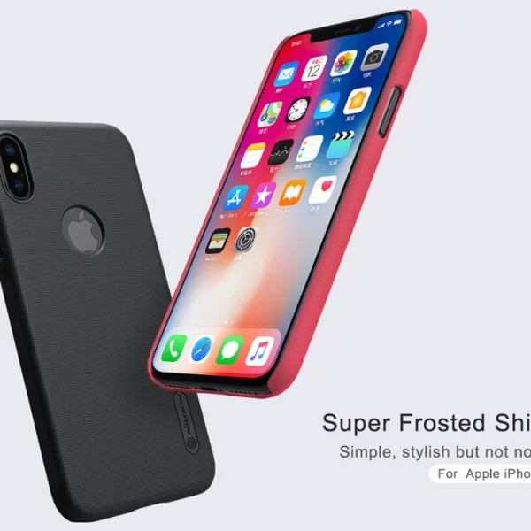 Чехол Nillkin Matte для Apple iPhone X (5.8") / XS (5.8") — Красный — фото 2 Чехол Nillkin Matte для Apple iPhone X (5.8") / XS (5.8") — Красный — фото 2