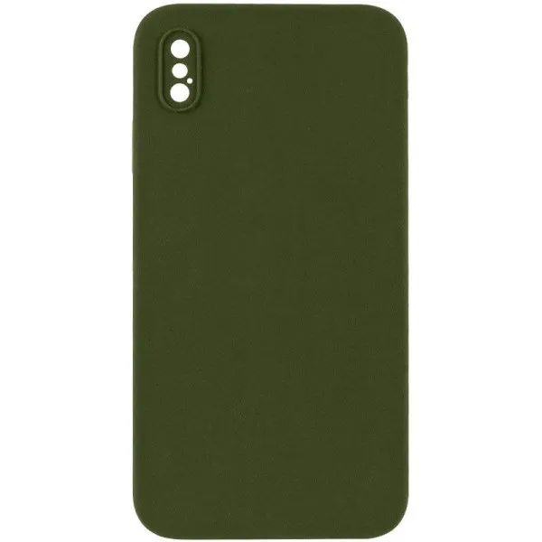 Чехол Silk Square Full Camera Protective (AA) NO LOGO для Apple iPhone X / XS (5.8") — Зеленый — фото 2 Чехол Silk Square Full Camera Protective (AA) NO LOGO для Apple iPhone X / XS (5.8") — Зеленый — фото 2