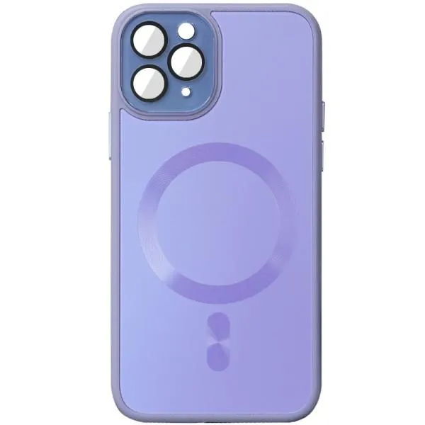 Чехол TPU+Glass Sapphire Midnight with Magnetic Fit для Apple iPhone 12 Pro Max (6.7") — Сиреневый — фото 4 Чехол TPU+Glass Sapphire Midnight with Magnetic Fit для Apple iPhone 12 Pro Max (6.7") — Сиреневый — фото 4