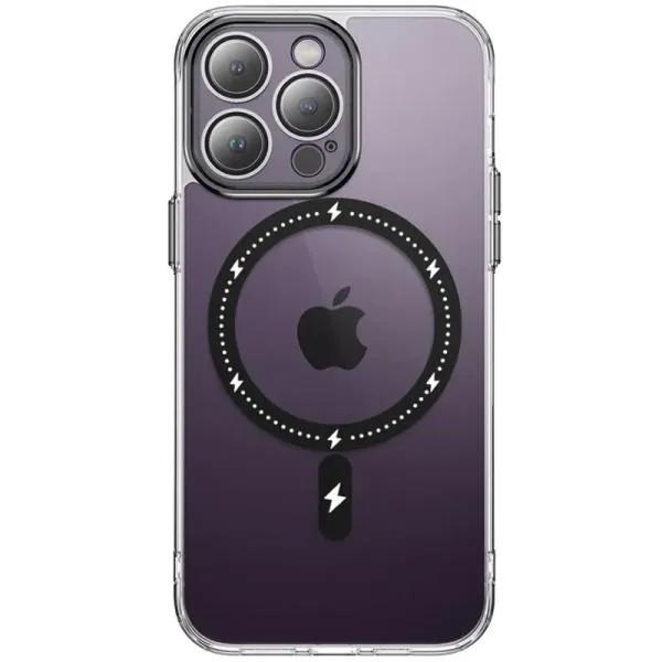 Чехол TPU+PC Colorful with Magnetic Fit для Apple iPhone 12 Pro Max (6.7") — Черный — фото 1 Чехол TPU+PC Colorful with Magnetic Fit для Apple iPhone 12 Pro Max (6.7") — Черный — фото 1