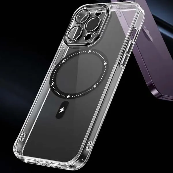 Чехол TPU+PC Colorful with Magnetic Fit для Apple iPhone 12 Pro Max (6.7") — Черный — фото 5 Чехол TPU+PC Colorful with Magnetic Fit для Apple iPhone 12 Pro Max (6.7") — Черный — фото 5