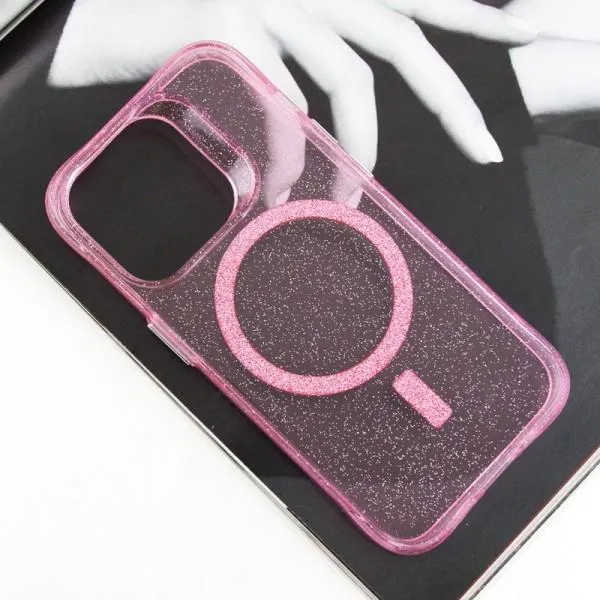 Чехол TPU Radiance with Magnetic Fit для Apple iPhone 12 Pro Max (6.7") — Розовый — фото 2 Чехол TPU Radiance with Magnetic Fit для Apple iPhone 12 Pro Max (6.7") — Розовый — фото 2