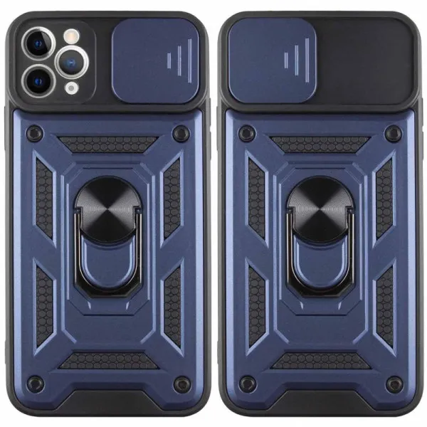 Чохол Ummi Camshield Serge Ring для Apple iPhone 12 Pro Max (6.7") — Синій — фото 2 Чохол Ummi Camshield Serge Ring для Apple iPhone 12 Pro Max (6.7") — Синій — фото 2