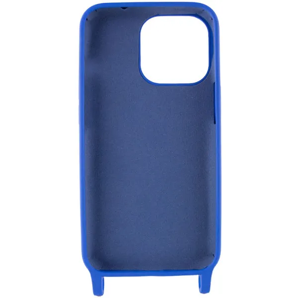 Чехол TPU two straps California для Apple iPhone 12 Pro Max (6.7") — Синий — фото 3 Чехол TPU two straps California для Apple iPhone 12 Pro Max (6.7") — Синий — фото 3