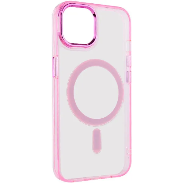 Чехол TPU Iris with Magnetic Fit для Apple iPhone 12 Pro Max (6.7") — Розовый — фото 2 Чехол TPU Iris with Magnetic Fit для Apple iPhone 12 Pro Max (6.7") — Розовый — фото 2