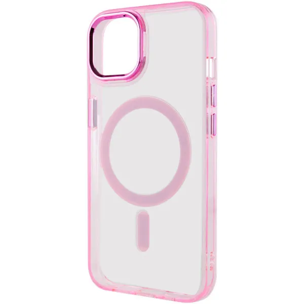 Чехол TPU Iris with Magnetic Fit для Apple iPhone 12 Pro Max (6.7") — Розовый — фото 3 Чехол TPU Iris with Magnetic Fit для Apple iPhone 12 Pro Max (6.7") — Розовый — фото 3