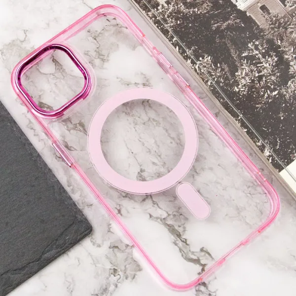 Чехол TPU Iris with Magnetic Fit для Apple iPhone 12 Pro Max (6.7") — Розовый — фото 5 Чехол TPU Iris with Magnetic Fit для Apple iPhone 12 Pro Max (6.7") — Розовый — фото 5