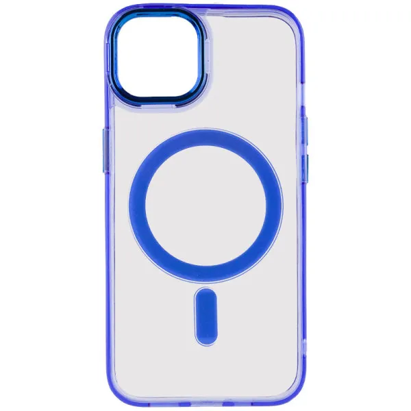 Чохол TPU Iris with Magnetic Fit для Apple iPhone 12 Pro Max (6.7") — Синій — фото 1 Чохол TPU Iris with Magnetic Fit для Apple iPhone 12 Pro Max (6.7") — Синій — фото 1