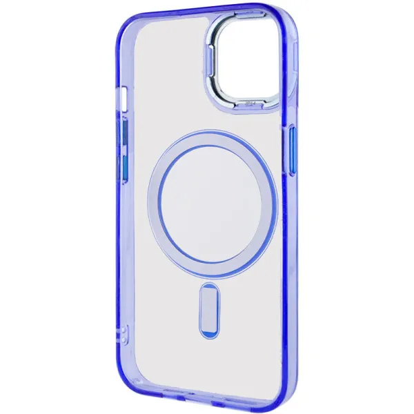 Чохол TPU Iris with Magnetic Fit для Apple iPhone 12 Pro Max (6.7") — Синій — фото 4 Чохол TPU Iris with Magnetic Fit для Apple iPhone 12 Pro Max (6.7") — Синій — фото 4