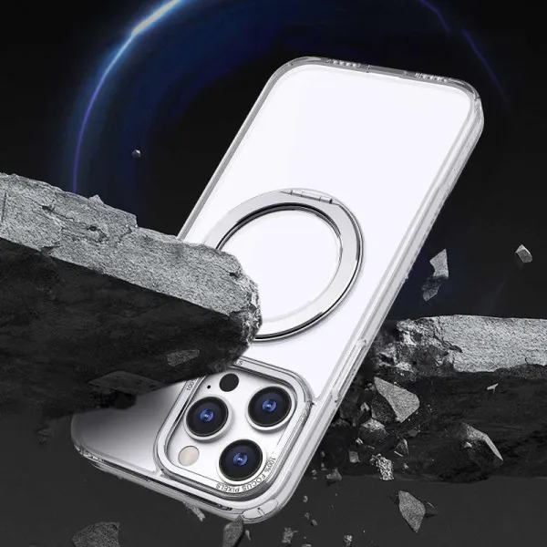 Чехол TPU+PC Empire with Magnetic Fit and Ring для Apple iPhone 12 Pro Max / 13 Pro Max (6.7") — Прозрачный — фото 3 Чехол TPU+PC Empire with Magnetic Fit and Ring для Apple iPhone 12 Pro Max / 13 Pro Max (6.7") — Прозрачный — фото 3