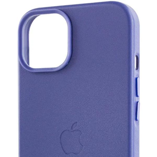 Кожаный чехол Leather Case (AA Plus) with Magnetic Fit для Apple iPhone 12 Pro Max (6.7") — Лиловый — фото 5 Кожаный чехол Leather Case (AA Plus) with Magnetic Fit для Apple iPhone 12 Pro Max (6.7") — Лиловый — фото 5
