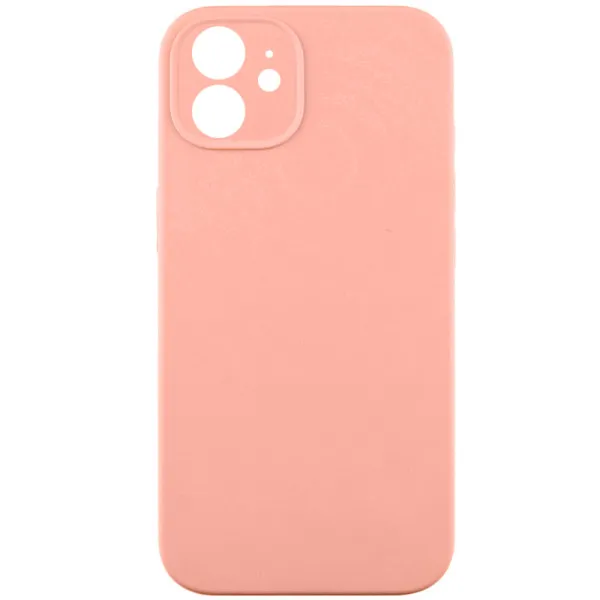 Чехол Silk Full Camera Protective (AA) NO LOGO для Apple iPhone 12 (6.1") — Персиковый Чехол Silk Full Camera Protective (AA) NO LOGO для Apple iPhone 12 (6.1") — Персиковый