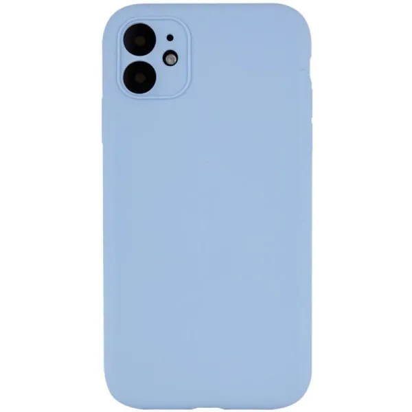 Чехол Silk Full Camera Protective (AA) NO LOGO для Apple iPhone 12 (6.1") — Голубой — фото 1 Чехол Silk Full Camera Protective (AA) NO LOGO для Apple iPhone 12 (6.1") — Голубой — фото 1