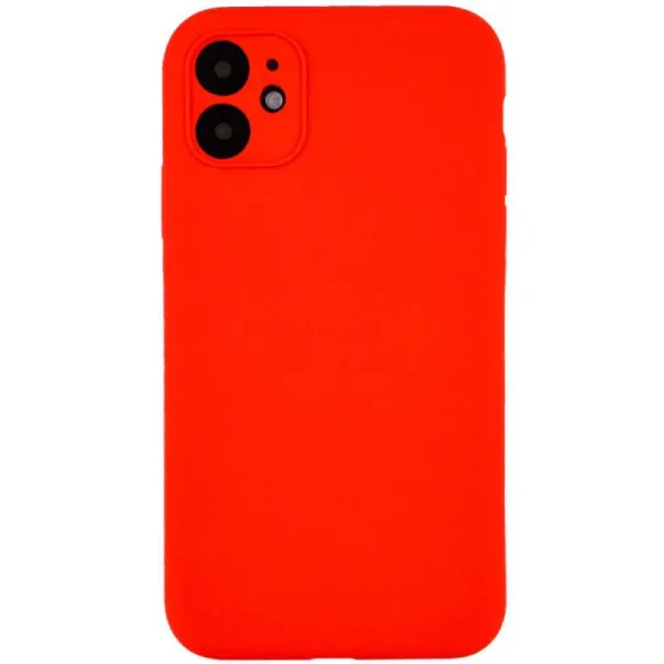 Чохол Silk Full Camera Protective (AA) NO LOGO для Apple iPhone 12 (6.1") — Червоний — фото 1 Чохол Silk Full Camera Protective (AA) NO LOGO для Apple iPhone 12 (6.1") — Червоний — фото 1