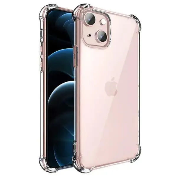 TPU чохол GETMAN Ease logo посилені кути для Apple iPhone 13 mini (5.4") — Прозорий — фото 1 TPU чохол GETMAN Ease logo посилені кути для Apple iPhone 13 mini (5.4") — Прозорий — фото 1