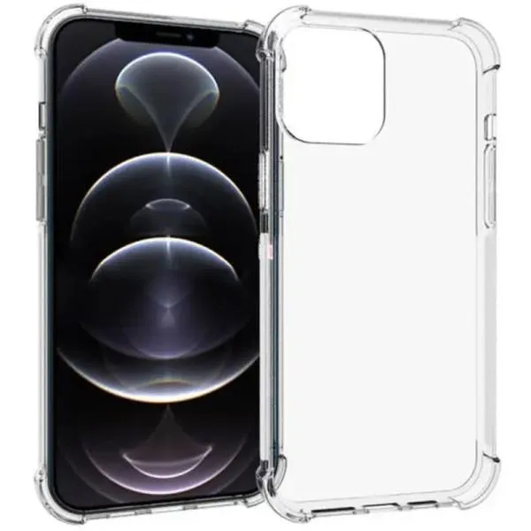 TPU чохол GETMAN Ease logo посилені кути для Apple iPhone 13 mini (5.4") — Прозорий — фото 4 TPU чохол GETMAN Ease logo посилені кути для Apple iPhone 13 mini (5.4") — Прозорий — фото 4