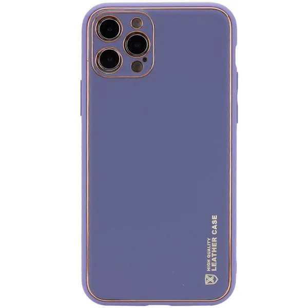 Кожаный чехол Xshield для Apple iPhone 13 Pro Max (6.7") — Серый — фото 1 Кожаный чехол Xshield для Apple iPhone 13 Pro Max (6.7") — Серый — фото 1