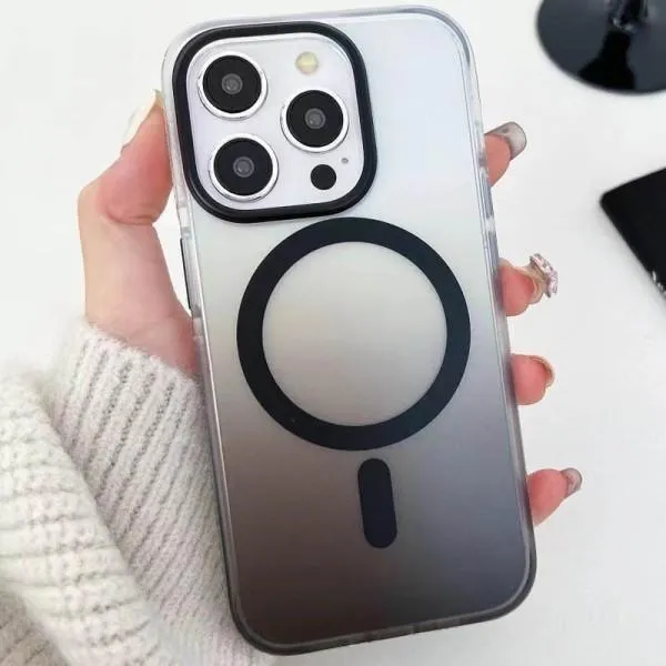 Чохол TPU+PC Phantom with Magnetic Fit для Apple iPhone 13 Pro Max (6.7") — Чорний — фото 1 Чохол TPU+PC Phantom with Magnetic Fit для Apple iPhone 13 Pro Max (6.7") — Чорний — фото 1