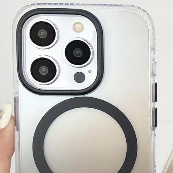 Чохол TPU+PC Phantom with Magnetic Fit для Apple iPhone 13 Pro Max (6.7") — Чорний — фото 2 Чохол TPU+PC Phantom with Magnetic Fit для Apple iPhone 13 Pro Max (6.7") — Чорний — фото 2