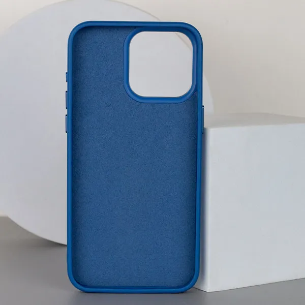 Кожаный чехол Bonbon Leather Metal Style with Magnetic Fit для Apple iPhone 13 Pro Max (6.7") — Синий — фото 2 Кожаный чехол Bonbon Leather Metal Style with Magnetic Fit для Apple iPhone 13 Pro Max (6.7") — Синий — фото 2