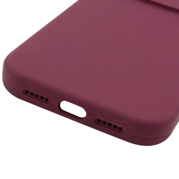 Чехол Silk Full Camera Protective (AA) NO LOGO для Apple iPhone 13 Pro Max (6.7") — Бордовый — фото 4 Чехол Silk Full Camera Protective (AA) NO LOGO для Apple iPhone 13 Pro Max (6.7") — Бордовый — фото 4